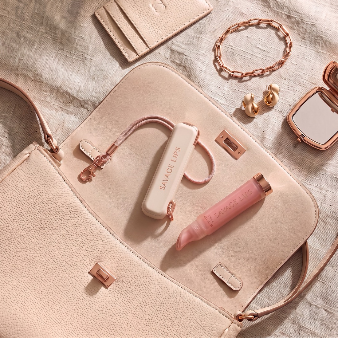 Lip Pod concept render — as a bag charm
